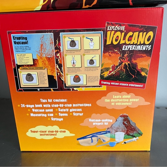 Explosive Volcano Experiments Activity Station Book & Kit - Picture 4 of 12